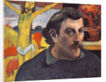 Self-portrait with the Yellow Christ by Paul Eugéne Henri Gauguin