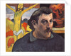 Self-portrait with the Yellow Christ by Paul Eugéne Henri Gauguin