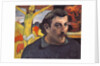 Self-portrait with the Yellow Christ by Paul Eugéne Henri Gauguin