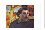 Self-portrait with the Yellow Christ by Paul Eugéne Henri Gauguin