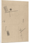 Suprematist Drawing by Kasimir Severinovich Malevich