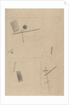 Suprematist Drawing by Kasimir Severinovich Malevich