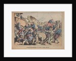 Turkish Requisition Fight in a Serbian Country Village by Anonymous