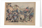 Turkish Requisition Fight in a Serbian Country Village by Anonymous