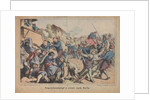Turkish Requisition Fight in a Serbian Country Village by Anonymous