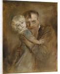 Self-portrait with Daughter Marion by Franz von Lenbach