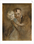 Self-portrait with Daughter Marion by Franz von Lenbach