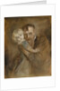 Self-portrait with Daughter Marion by Franz von Lenbach