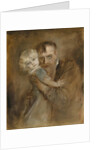 Self-portrait with Daughter Marion by Franz von Lenbach