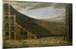 Perspective of a Roman amphitheatre by Domenico Gargiulo