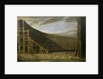 Perspective of a Roman amphitheatre by Domenico Gargiulo