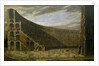 Perspective of a Roman amphitheatre by Domenico Gargiulo