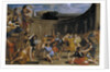 Roman gladiators by Giovanni Francesco Romanelli