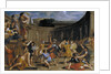 Roman gladiators by Giovanni Francesco Romanelli
