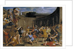 Roman gladiators by Giovanni Francesco Romanelli
