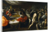 Gladiator fights at a Banquet by Giovanni Lanfranco