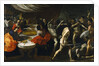 Gladiator fights at a Banquet by Giovanni Lanfranco
