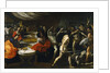 Gladiator fights at a Banquet by Giovanni Lanfranco