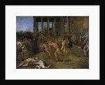 Gladiator Fights by Giovanni Lanfranco