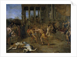 Gladiator Fights by Giovanni Lanfranco