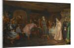 The Kiss Ceremony. Boyar Morozov, his Wife Yelena and Prince Serebrenni by Fyodor Fyodorovich Buchholz