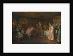The Kiss Ceremony. Boyar Morozov, his Wife Yelena and Prince Serebrenni by Fyodor Fyodorovich Buchholz