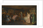 The Kiss Ceremony. Boyar Morozov, his Wife Yelena and Prince Serebrenni by Fyodor Fyodorovich Buchholz