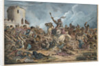 Battle Between the Georgians and Mountain Tribes by Alexander Osipovich Orlowski