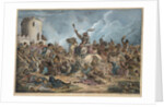 Battle Between the Georgians and Mountain Tribes by Alexander Osipovich Orlowski