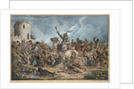 Battle Between the Georgians and Mountain Tribes by Alexander Osipovich Orlowski