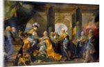 Louis XVI received at Reims the homage of the Knights of the Holy Spirit, 13 June 1775 by Gabriel François Doyen