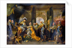 Louis XVI received at Reims the homage of the Knights of the Holy Spirit, 13 June 1775 by Gabriel François Doyen