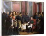 The Abdication of Napoleon at Fontainebleau on 11 April 1814 by François Bouchot
