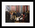 The Abdication of Napoleon at Fontainebleau on 11 April 1814 by François Bouchot