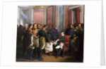 The Abdication of Napoleon at Fontainebleau on 11 April 1814 by François Bouchot