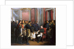 The Abdication of Napoleon at Fontainebleau on 11 April 1814 by François Bouchot