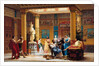Rehearsal of Joueur de flûte and La femme de Diomède in the Atrium of Prince Napoleons Pompeian by Gustave Clarence Rodolphe Boulanger