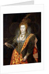 Portrait of Elizabeth I of England, in ballet costume as Iris (Rainbow Portrait) by George Peter Alexander Healy