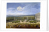 Louis XIV and his Court on a Promenade in the Gardens of Versailles by Etienne Allegrain