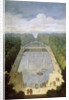 Bosquet de lÎle Royale and Bassin du Miroir in the gardens of Versailles by Etienne Allegrain