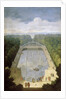 Bosquet de lÎle Royale and Bassin du Miroir in the gardens of Versailles by Etienne Allegrain