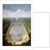 Bosquet de lÎle Royale and Bassin du Miroir in the gardens of Versailles by Etienne Allegrain