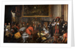 Louis XIV visits the Manufacture des Gobelins on October 15, 1667 by Simon Renard de Saint-André
