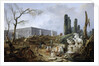 Bosquet des Bains dApollon by Hubert Robert