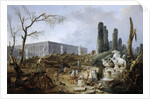 Bosquet des Bains dApollon by Hubert Robert