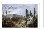 Bosquet des Bains dApollon by Hubert Robert