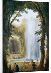 The fountain in the Grove of the muses at the Chateau de Marly by Hubert Robert