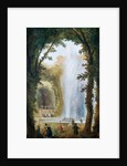 The fountain in the Grove of the muses at the Chateau de Marly by Hubert Robert