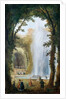 The fountain in the Grove of the muses at the Chateau de Marly by Hubert Robert