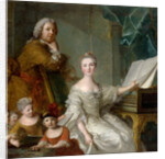 Jean-Marc Nattier and his family by Jean-Marc Nattier